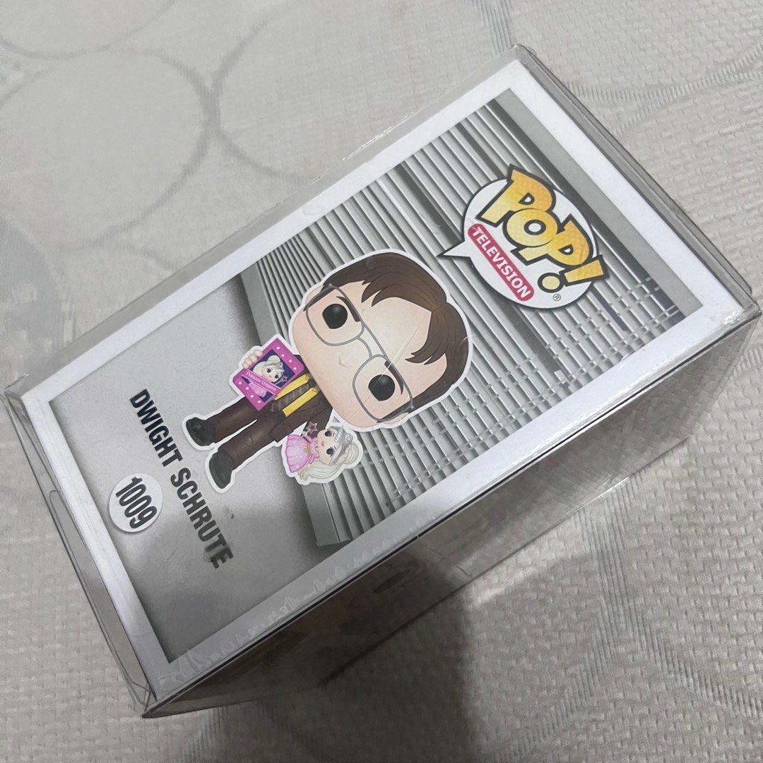Dwight Schrute with Princess Unicorn Doll #1009 Funko Shop Exclusive Pop