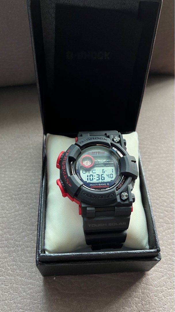 RARE. NOS G Shock Frogman Black Stealth GWF 1000BS 1JF Luxury