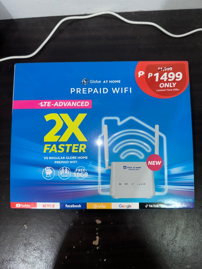 Globe at Home prepaid wifi LTE advanced on Carousell