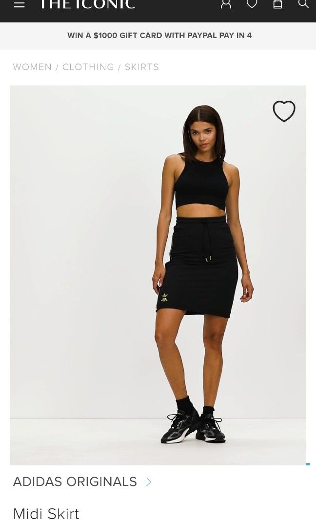 Adidas full zip skirt cheap