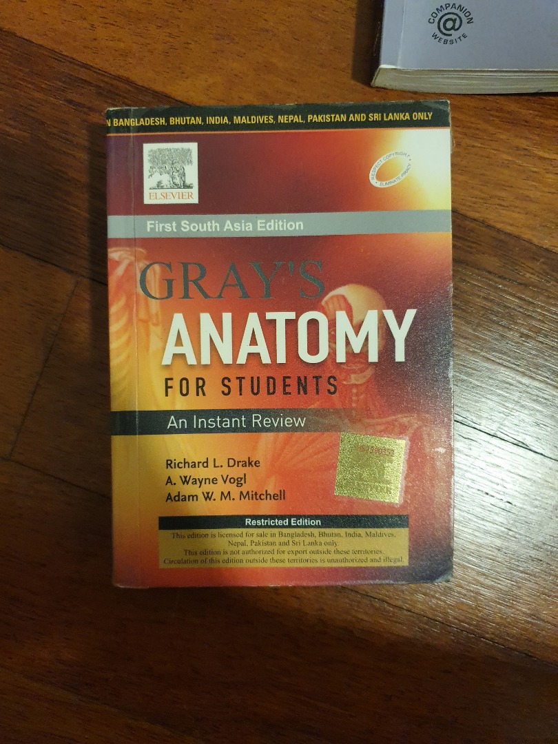 Grays anatomy picture book, Health & Nutrition, Medical Supplies