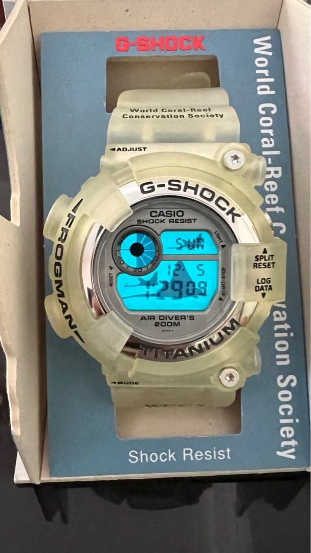 RARE NOS. BRAND NEW G-SHOCK Frogman World Coral-Reef