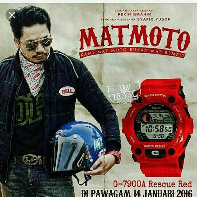 G Shock Mat Moto Merah G7900 Men s Fashion Watches Accessories Watches on Carousell