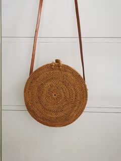 Rattan Sling Bag