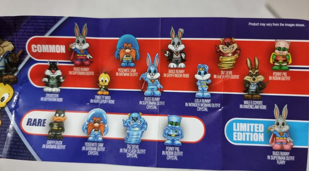 Headstart WB 100 Looney Tunes Mashup Collectables Figurines / Ooshies