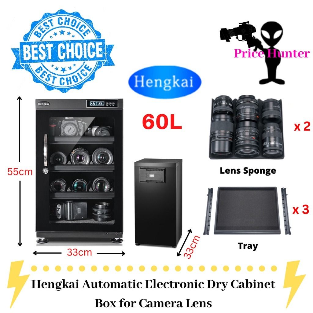 Hengkai Automatic Electronic Dry Box Dry Cabinet for Camera Lens Storage