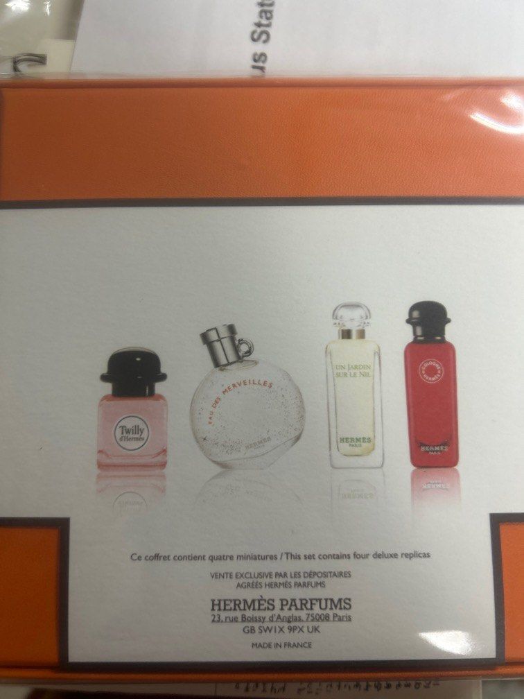 Hermes perfume discovery set, Beauty & Personal Care, Fragrance