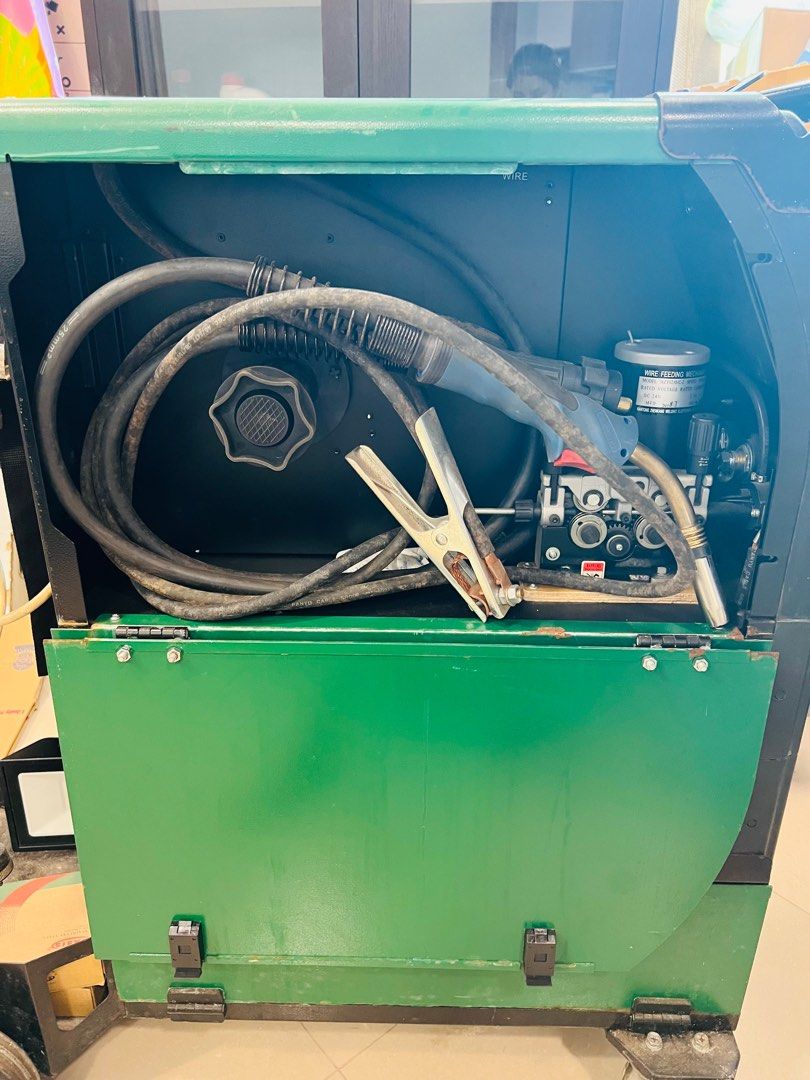 Hitronic MIG 300GS Inverter Welding Machine (Category: Construction Tools & Equipment) located in Pasig City. Submitted by mariel595 (Listing ID 1235049752, Image 3). Description: Voltage 1 Phase AC220V Frequency (Hz) 50/60 Rated Input Current MIG: 47 | ARC: 52 Output Current (A) 40-250 | 60-250 Output Voltage (V) 16-26.5 | 22.4-30 Duty Cycle 35% Power Factor 0.77 Wire Machine Built In Wire Speed (m/min) 1.5 - 13 Post Flow (s) 1.0±0.5 Wire Diamet