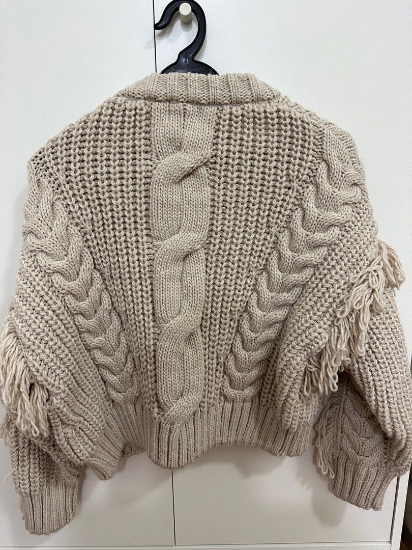 H&m fringe cardigan store