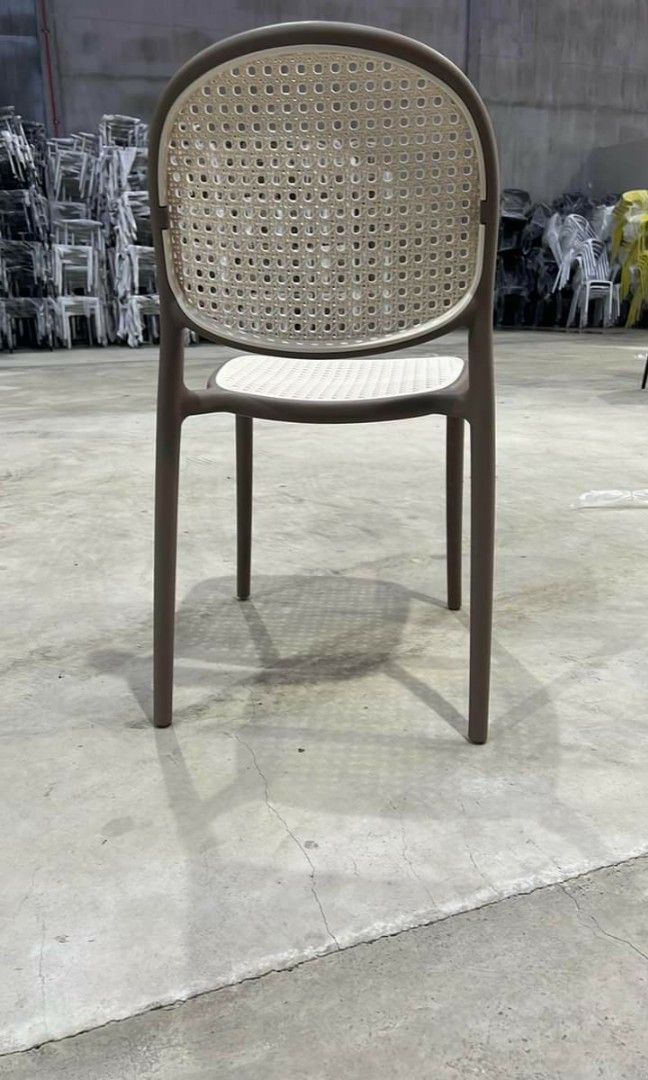 Hollow rattan chair on Carousell