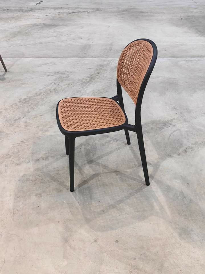 Hollow rattan chair on Carousell