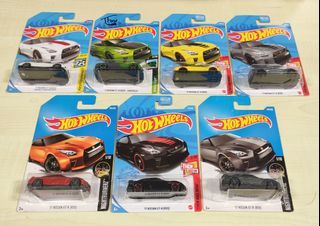 Hot Wheels Nissan Skyline GT-R R35  Lot of 7