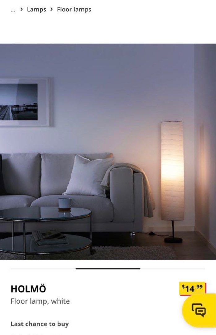 Holmo floor lamp deals ikea