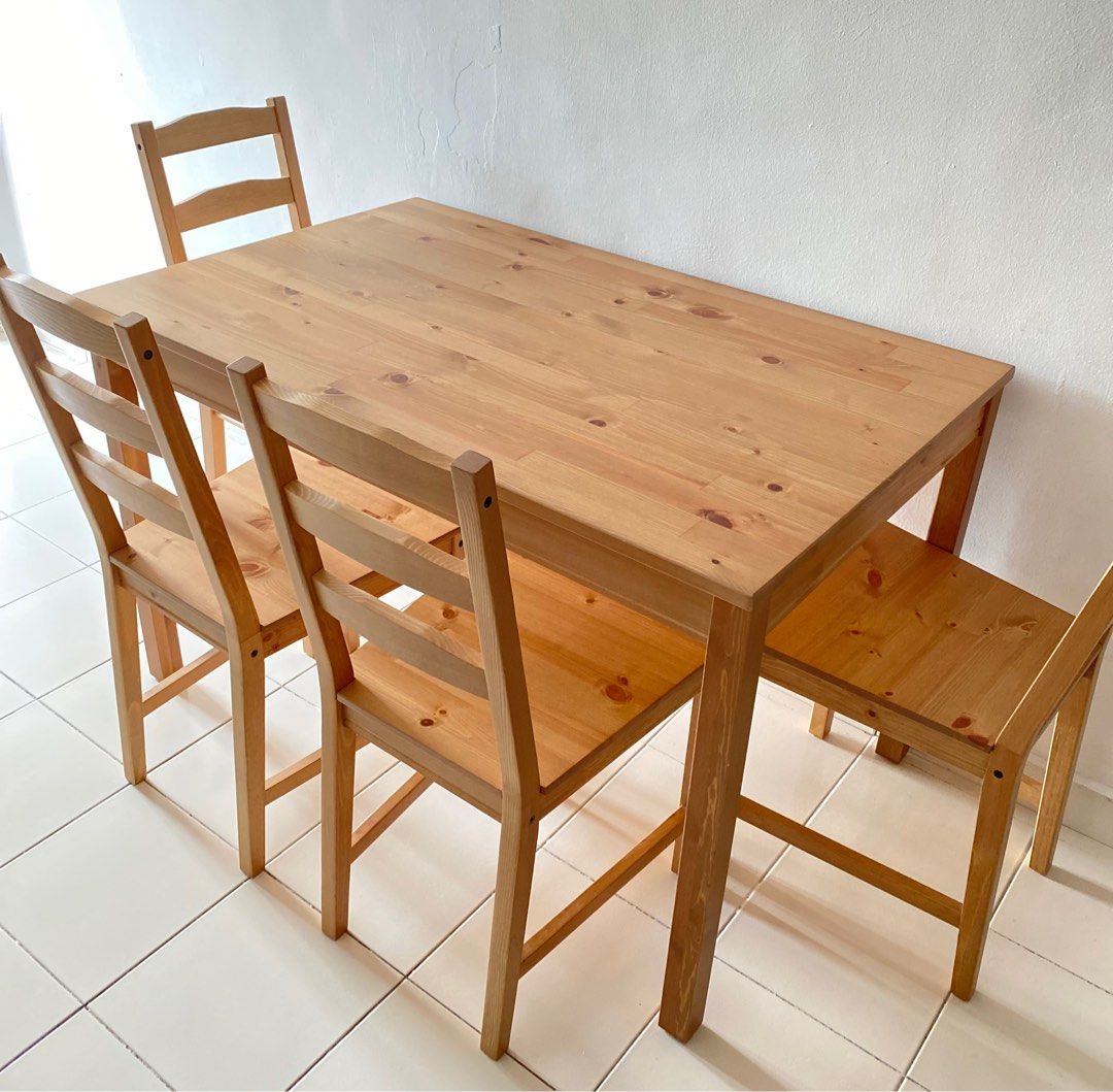 Jokkmokk table and 4 chairs deals