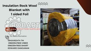 Insulation Rock wool Blanket with 1 sided Foil