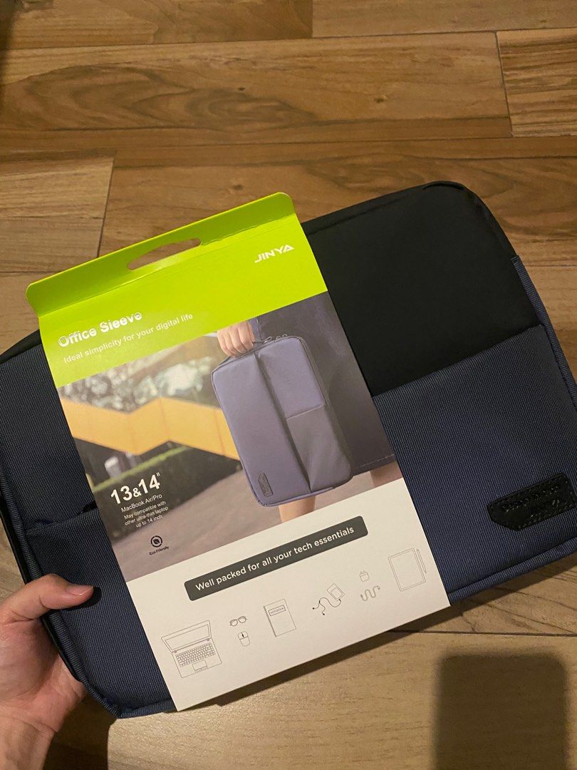 Jinya Tech Office Sleeve 13Inch Blue (Tas Laptop) on Carousell