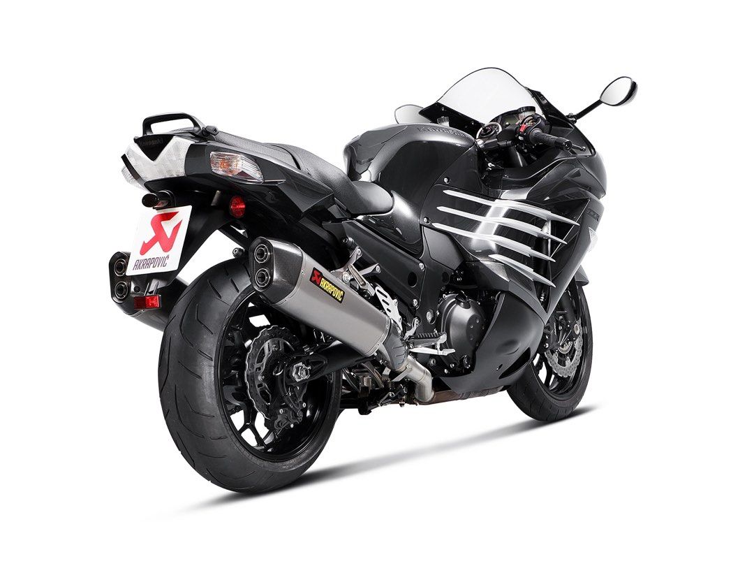 KAWASAKI NINJA ZX14R 2019 2022 AKRAPOVIC SLIP ON STREET LEGAL