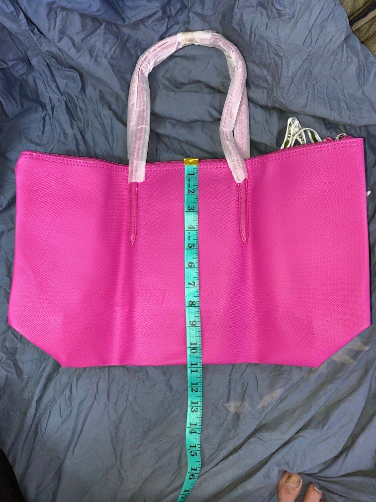 Lacoste virtual shop pink clutch bag