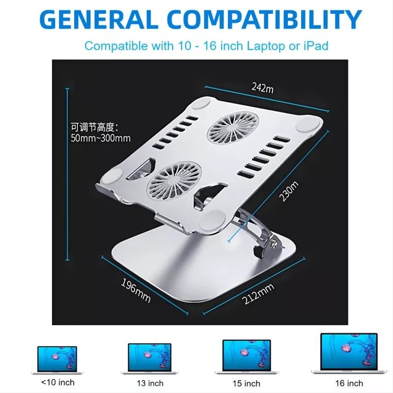 Laptop Stand With Fan Aluminum Laptop Stand Laptop Cooler Stand Laptop