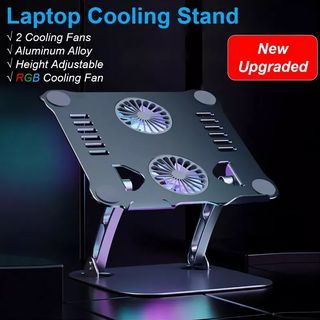 Laptop Stand With Fan Aluminum Laptop Stand Laptop Cooler Stand Laptop Holder For 10-16 inch Laptop