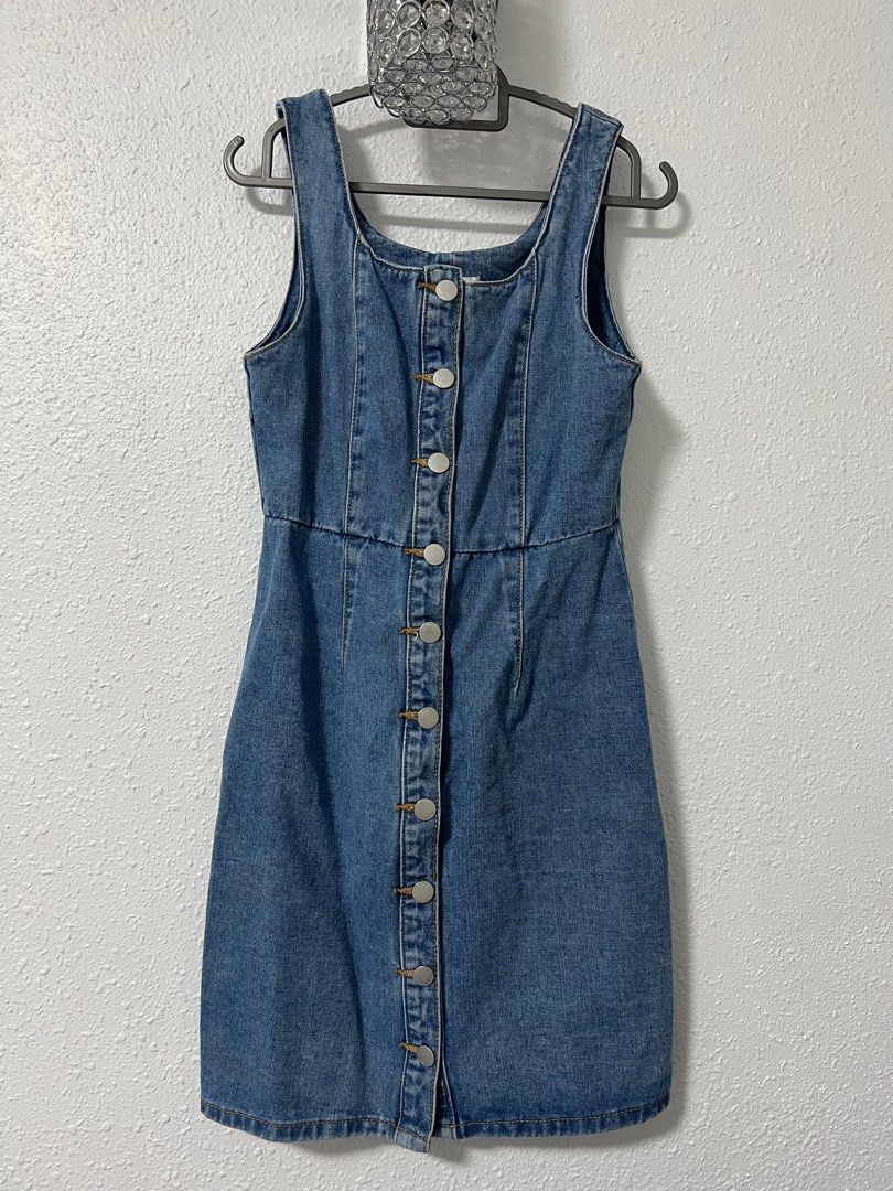 Frills District | PLUS Denim Dress SIZE 2XL – Statement Piece NY