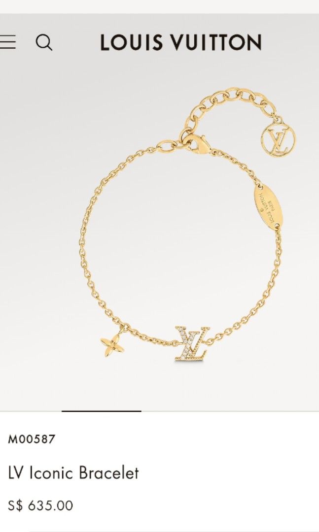 LV iconic bracelet, Women's Fashion, Jewelry & Organisers, Bracelets on  Carousell