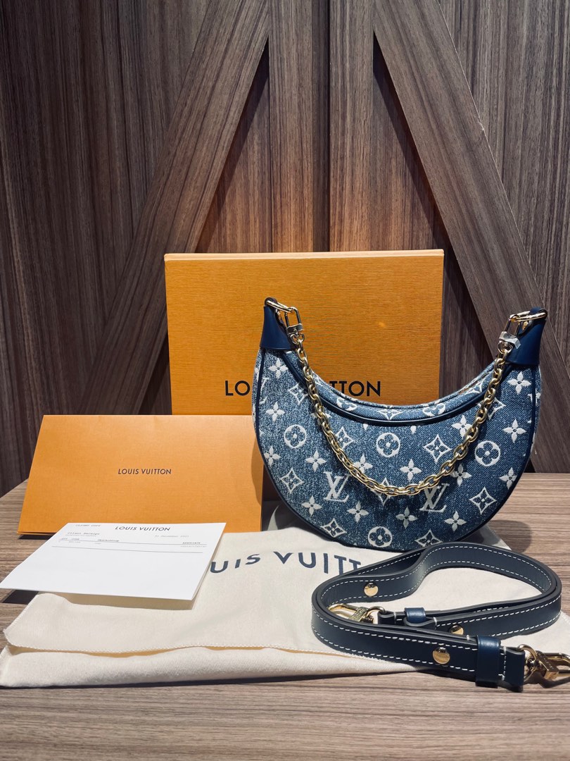 LV Loop Denim Grey, Luxury, Bags & Wallets on Carousell