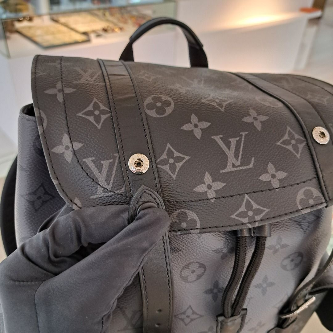 Louis Vuitton Virgil Abloh Christopher Backpack Black Monogram
