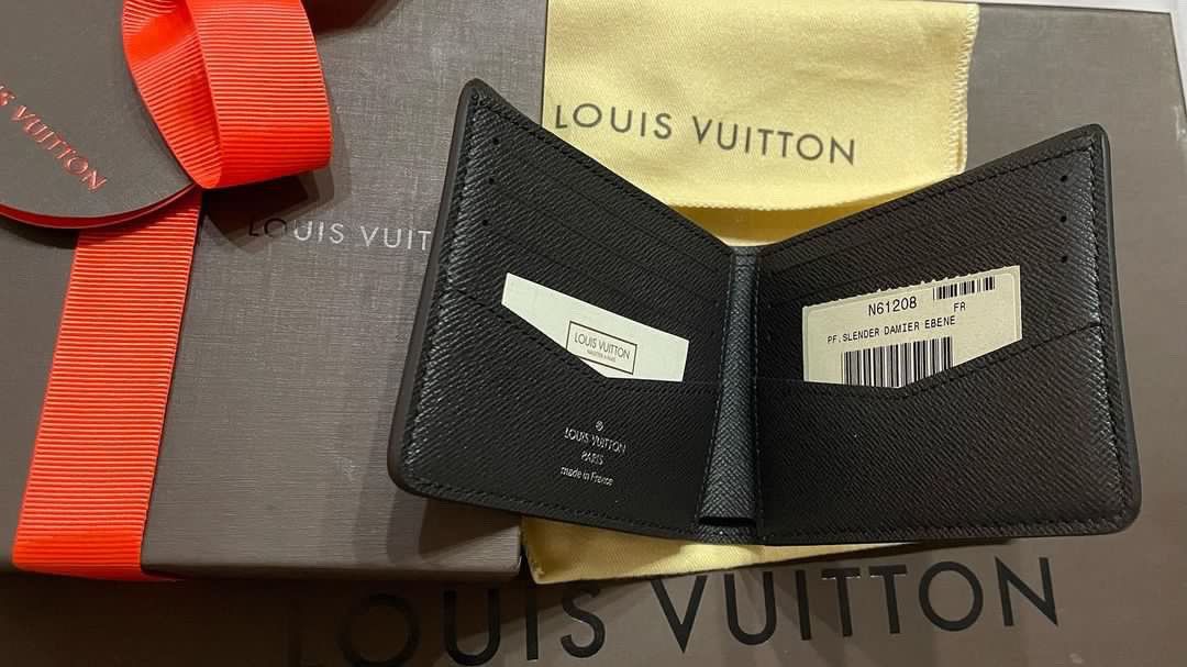 Louis Vuitton Damier Slender Bifold Wallet N61208