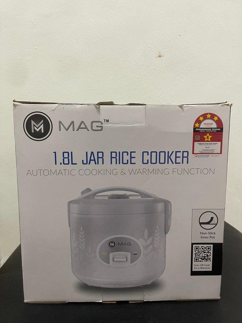 MAG 1.8L Rice Cooker, TV & Home Appliances, Kitchen Appliances, Cookers on Carousell