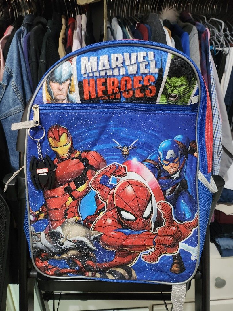 Marvel Heroes Backpack with Lunch bag