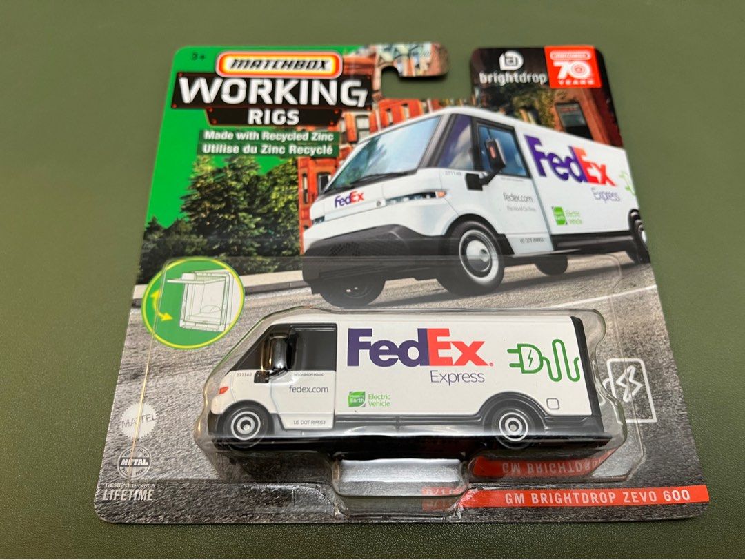 Matchbox FedEx Delivery Truck Working Rigs Hotwheels Hot