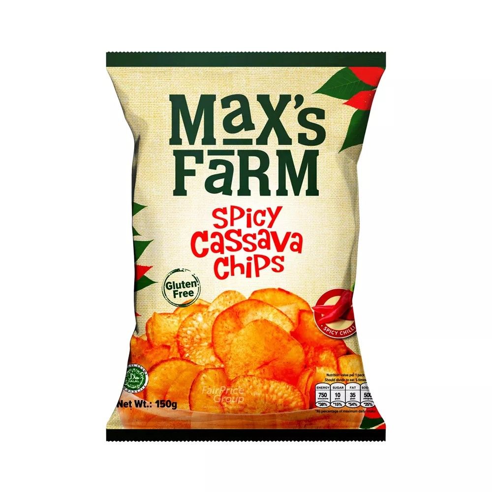 Max Farm cassava chips tapioca potato chips snacks beer drinking bar