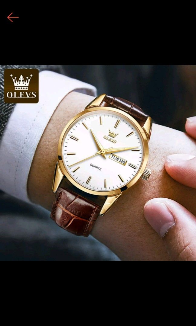 Men Leather Watch BW Men s Fashion Watches Accessories