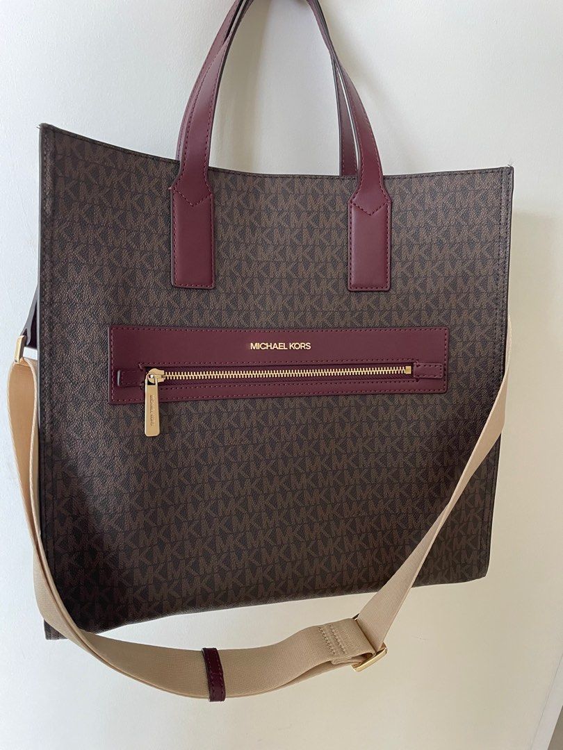 SOLD! 😍 Michael Kors Merlot Burgundy Sutton | Saffiano leather, Michael  kors bag, Bags