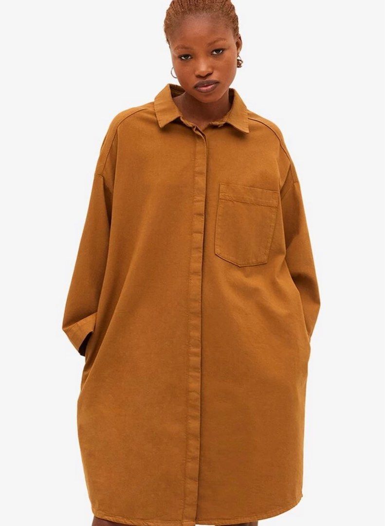 Monki denim shirt dress shop