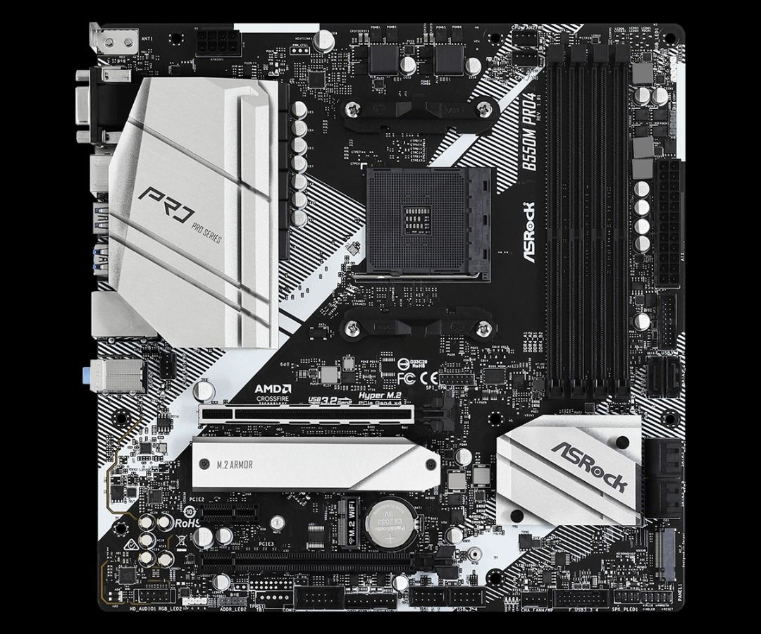 MOTHERBOARD ASROCK B550M PRO 4, Computers & Tech, Parts & Accessories ...
