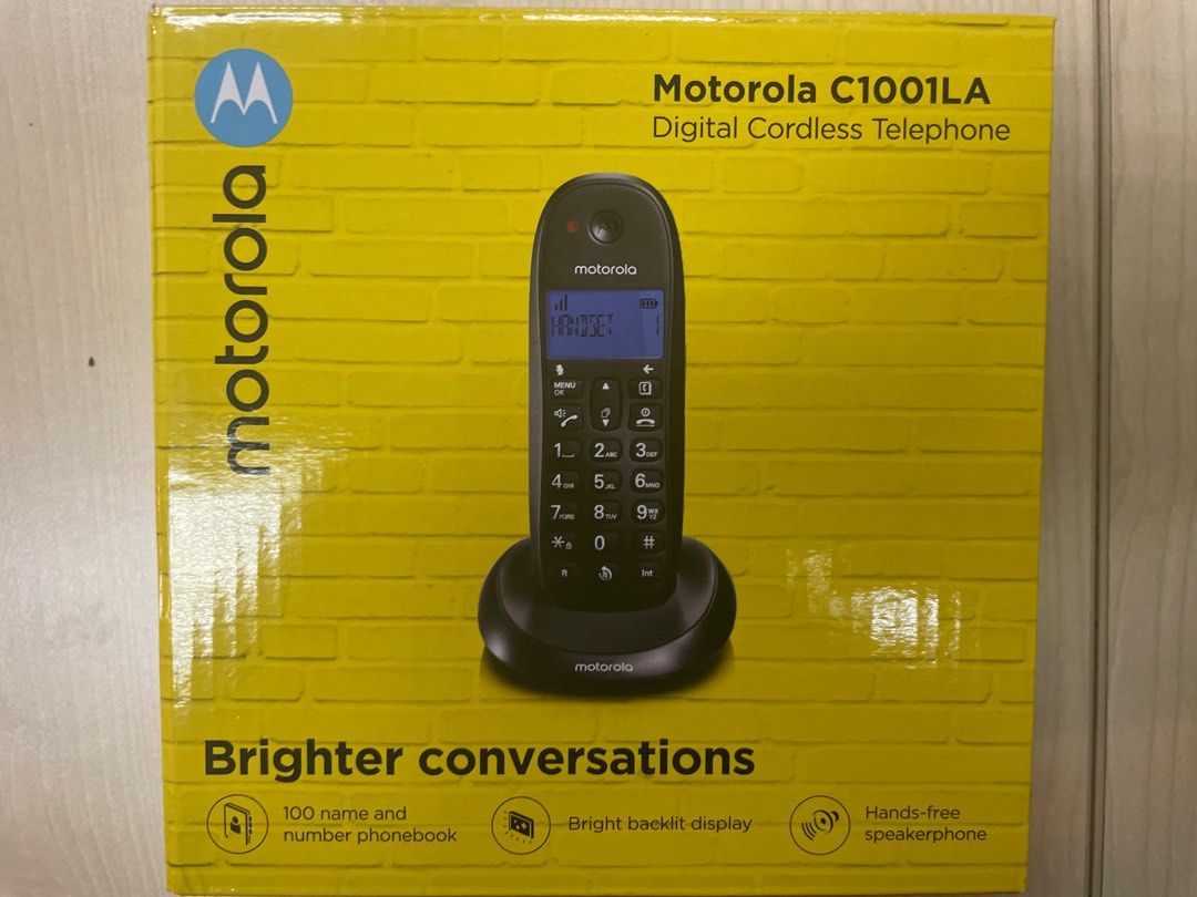 Motorola C1001LA Digital Cordless Home Phone, Looking For on Carousell