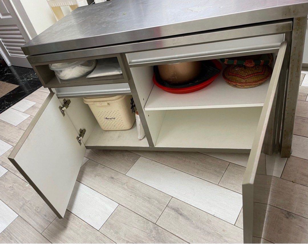 Moveable Isle Racks Movable Island / Rack, Furniture & Home Living, Bathroom & Kitchen ...