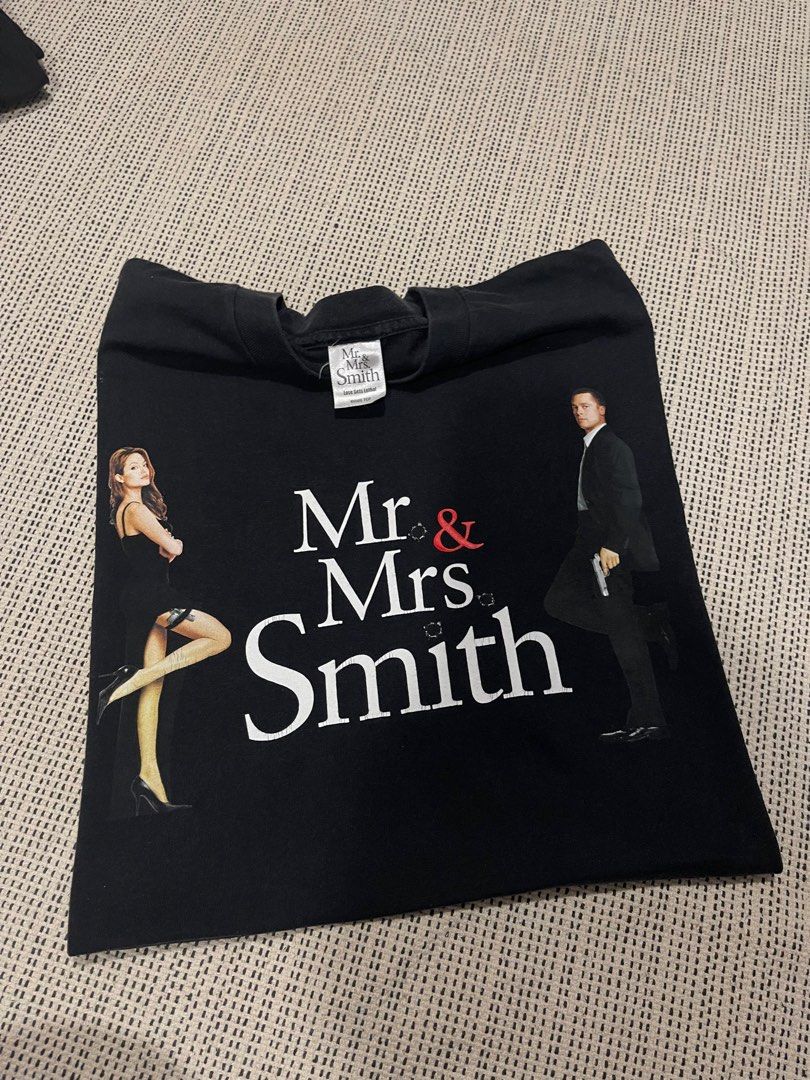 Mr & Mrs Smith Movie XL Shirt, Men's Fashion, Tops & Sets, Tshirts