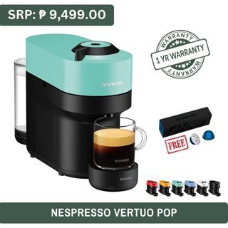 NESPRESSO Vertuo Pop Coffee Machine - All Color Available.