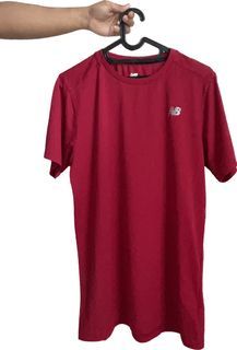 New Balance Burgundy Running T-Shirt