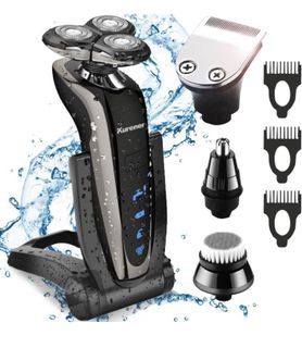 New  Electric Shaver Razor Beard Trimmer Rotary Shaver Rotation razor Full body water wash razor Wet