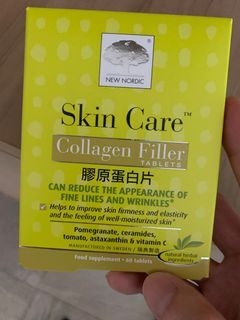 NEW NORDIC 膠原蛋白片 60片 紐諾迪克 collagen filler tablets skin care