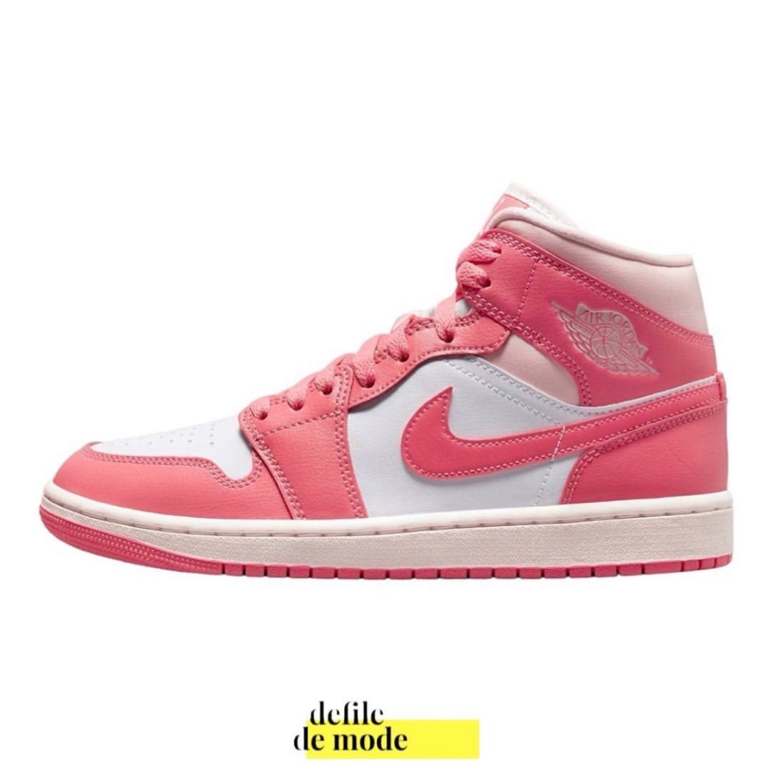 Nike air jordan 1 pink beige clearance