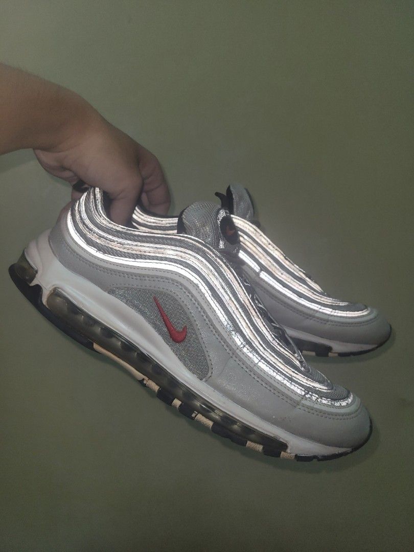 Nike Air Max 97 Silver Bullet Sneakers Shoe Men s Fashion