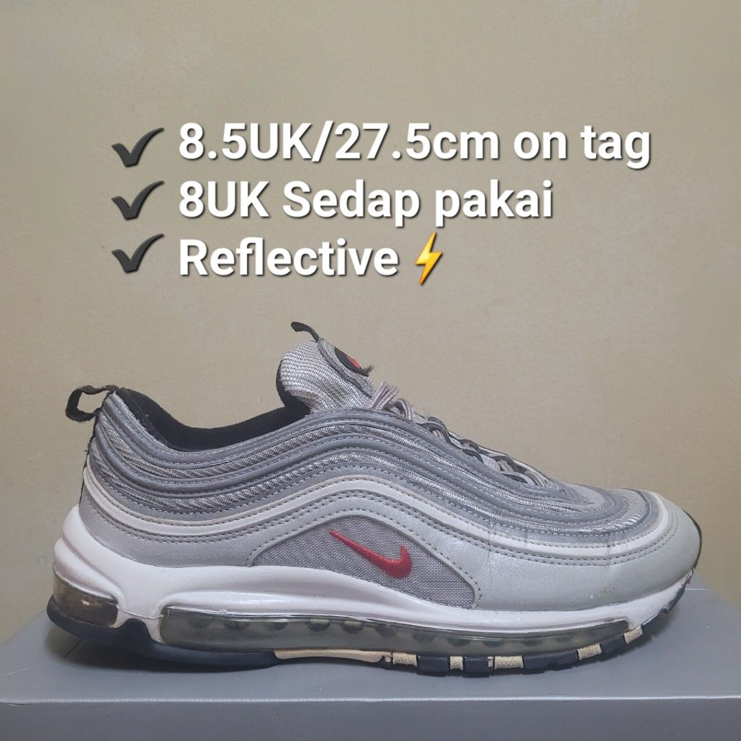 Air max 97 silver bullet reflective store