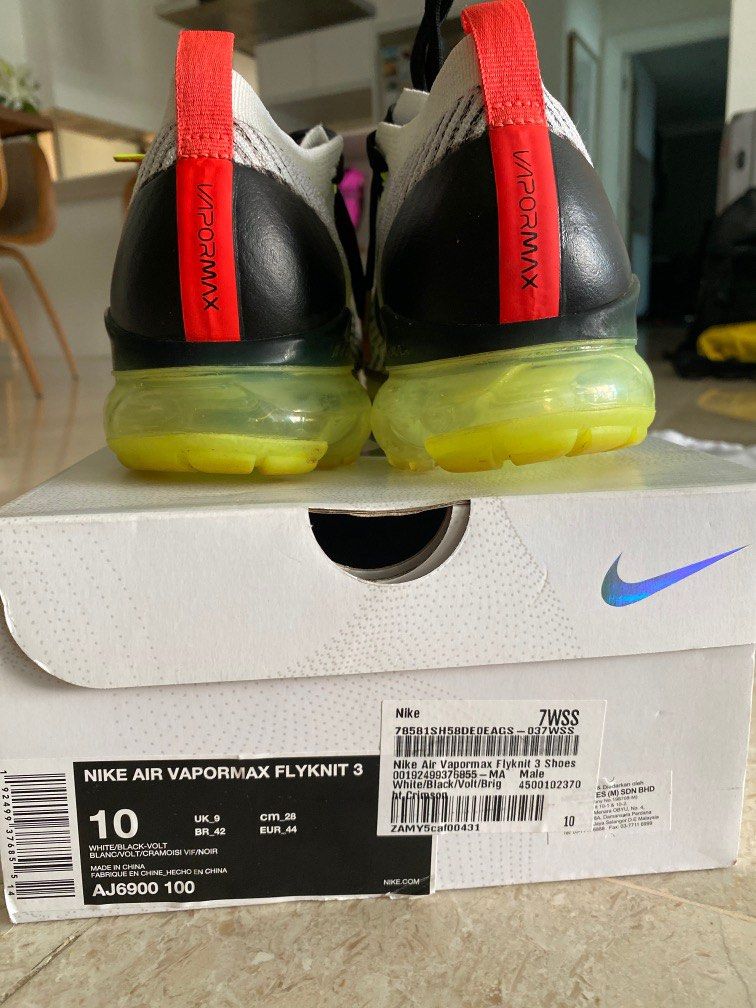 vapormax noir blanche