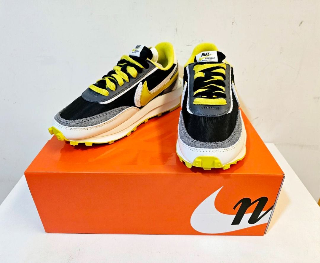 全新【Nike x sacai x Undercover】聯名 LDWaffle/SU Bright Citron 黑黃