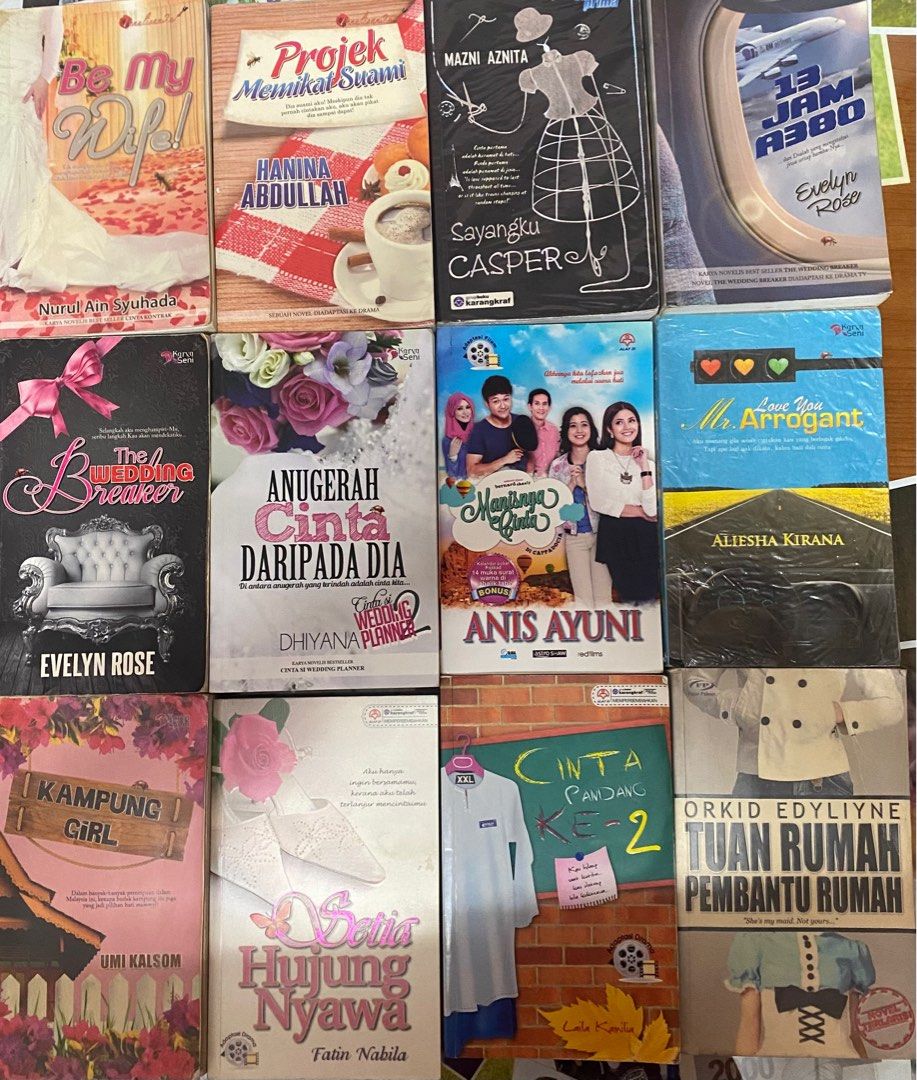 Novel novel melayu, Hobbies & Toys, Books & Magazines, Comics & Manga